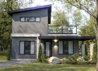 111m² Dubleks Çelik Ev