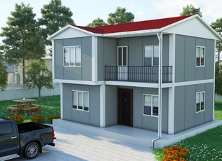 105m² Dubleks Prefabrik Ev