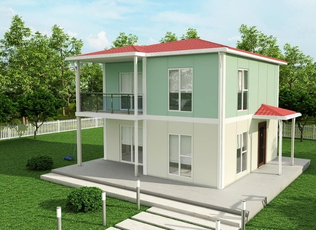 118m² Dubleks Prefabrik Ev