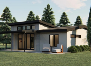 75m² Tek Katlı Çelik Ev