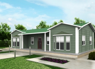 106m² Tek Katlı Prefabrik Ev