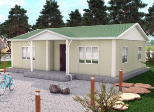 82m² Tek Katlı Prefabrik Ev