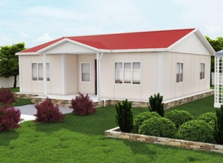 96m² Tek Katlı Prefabrik Ev