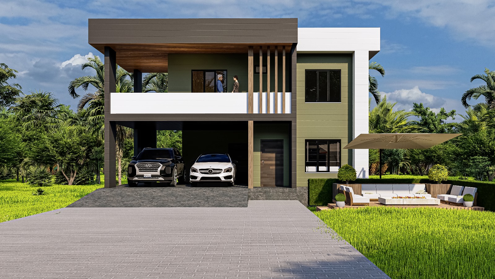 222 m² İki Katlı Çelik Villa