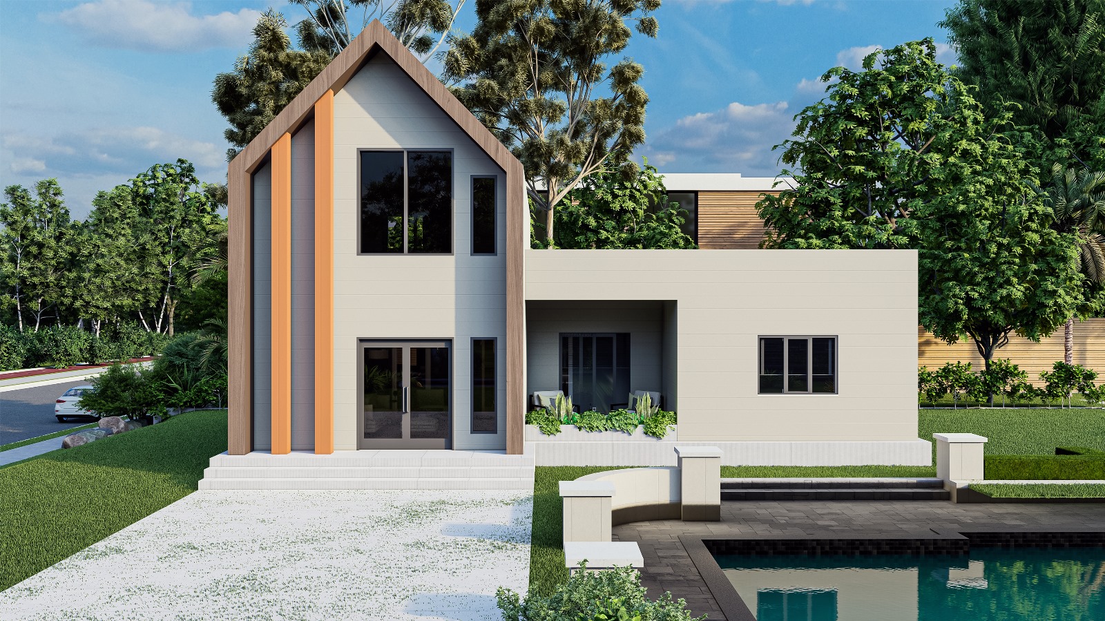 149 m² İki Katlı Çelik Villa