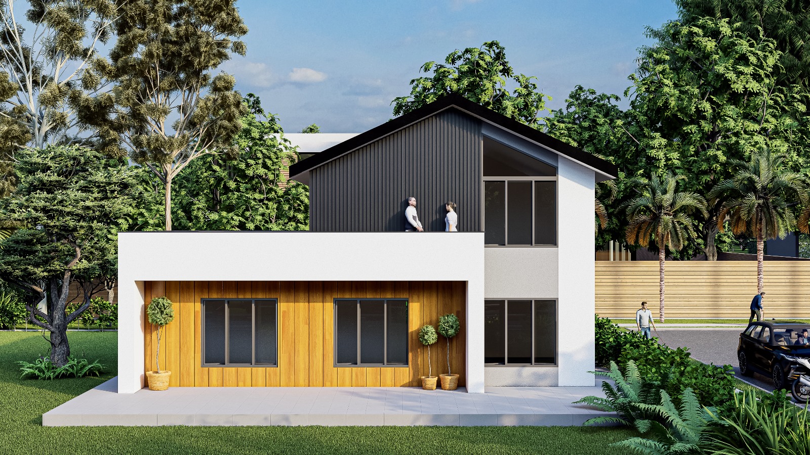 183 m² İki Katlı Çelik Villa